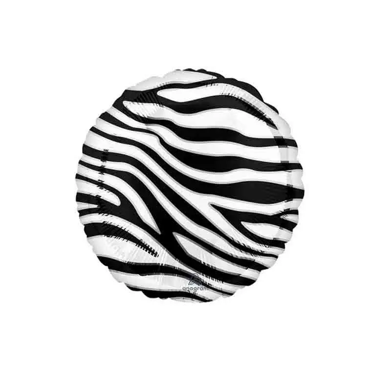 Pallone foil 17 - 43 cm Zebrato 4238401
