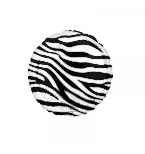 Pallone foil 17 - 43 cm Zebrato 4238401