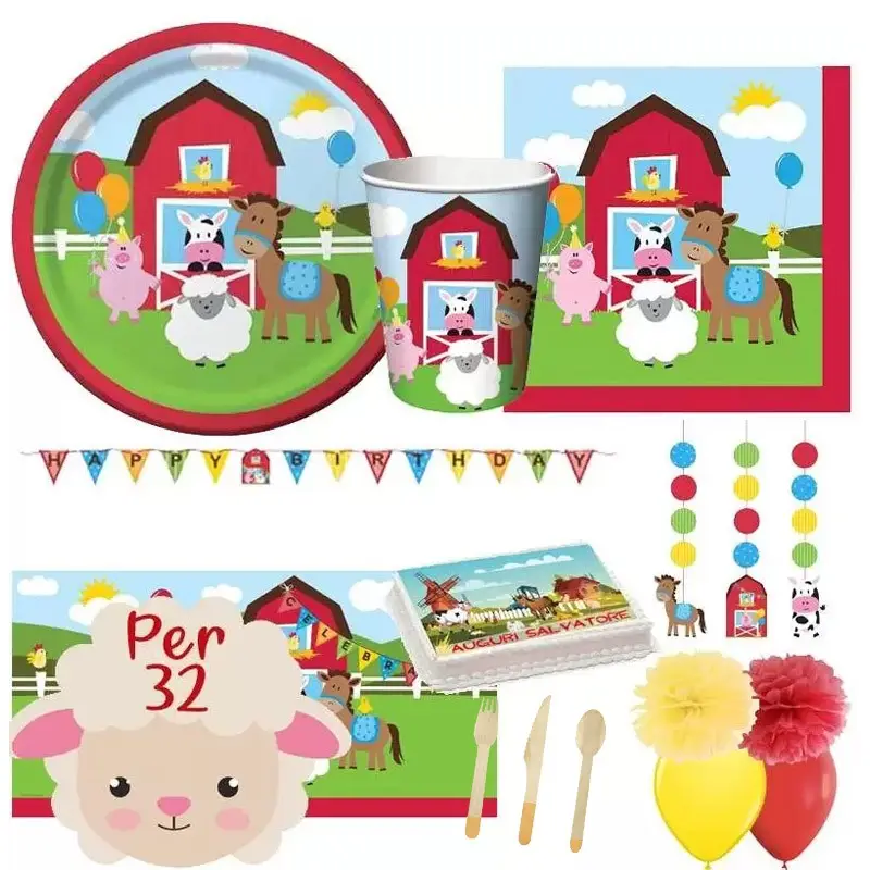 KIT N.63 FATTORIA – CON CIALDA RETTANGOLARE PERSONALIZZABILE