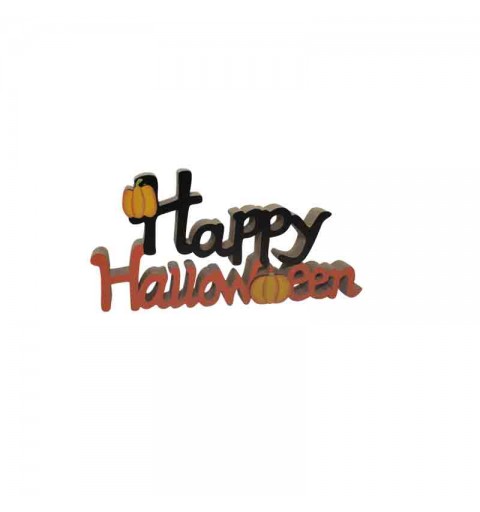 scritta decorativa Happy Halloween 22 X 11 cm 3311