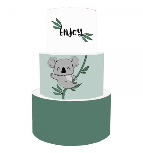 Torta Scenografica koala 36 cm h x 25 cm diametro