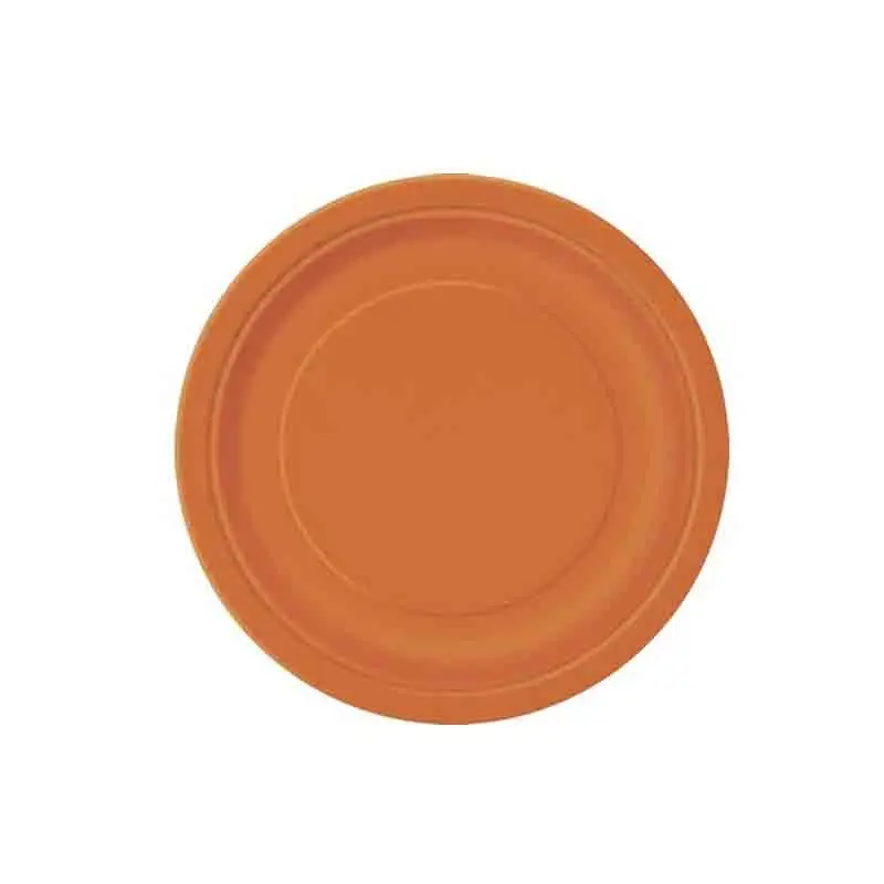 16 Piatti in carta 23 cm Arancione 32252EU