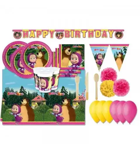 KIT N.62 MASHA E ORSO – ACCESSORI TAVOLA