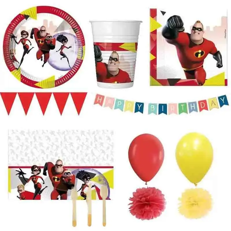 KIT N.62 GLI INCREDIBILI – ARTICOLI PER LA TAVOLA