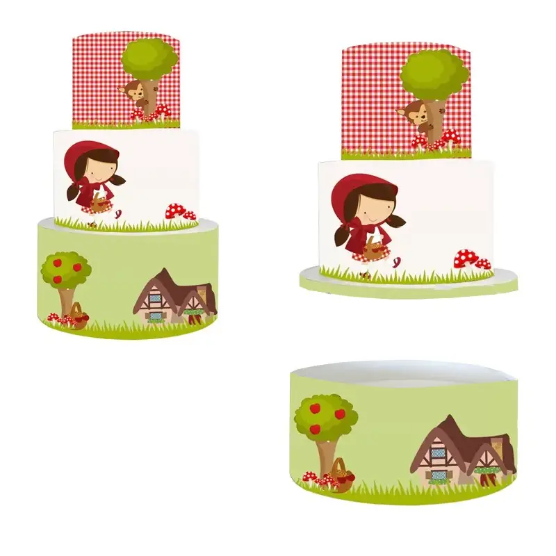Torta Contenitore Cappuccetto Rosso