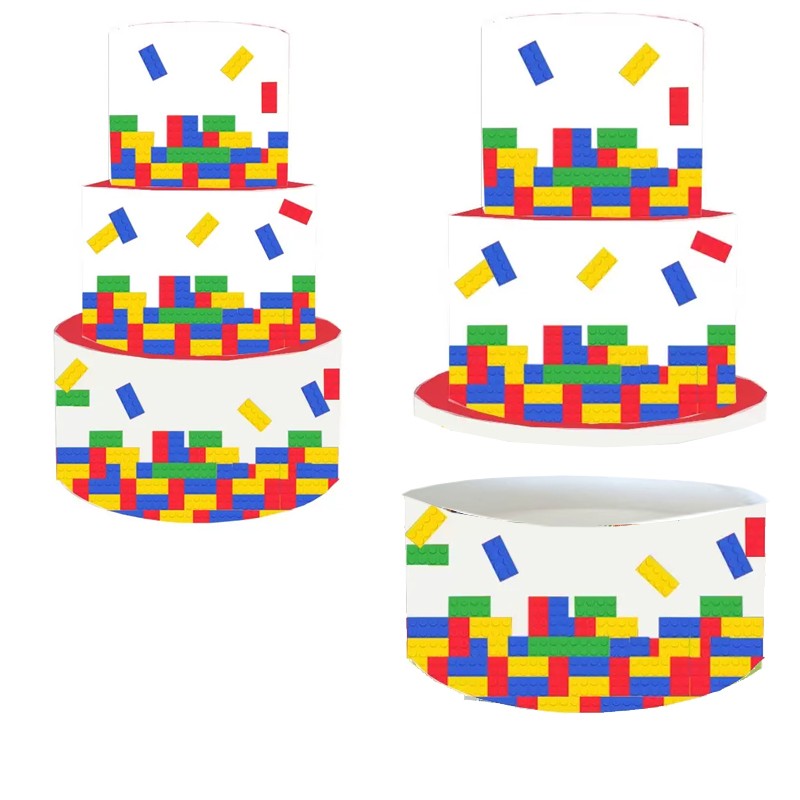 Torta Contenitore Lego - Block Party