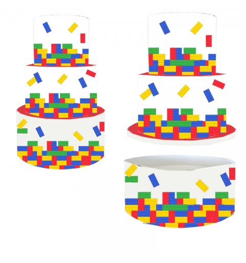 Torta Contenitore Lego - Block Party
