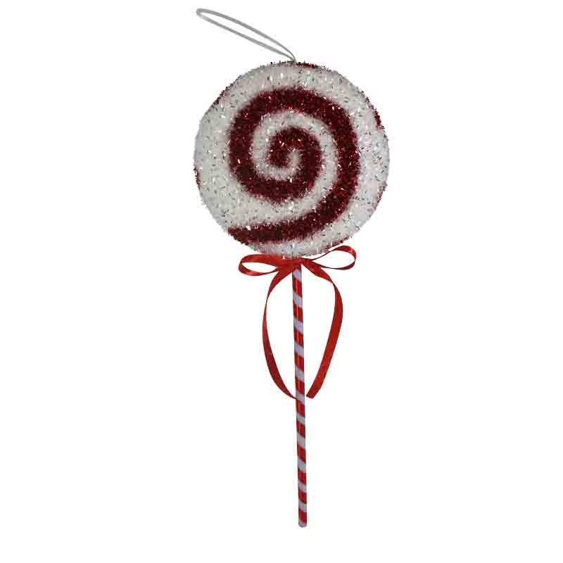 appendino natalizio lollipop in polistirolo 43 x 14 cm 5698