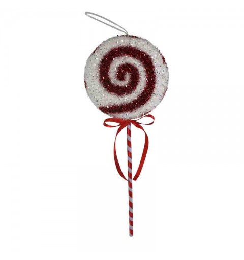 appendino natalizio lollipop in polistirolo 43 x 14 cm 5698