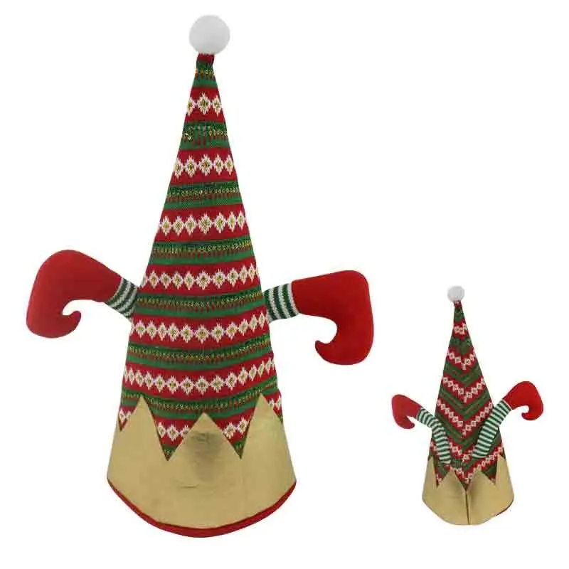 cappello elfo in tessuto 48 x 29 cm 5223