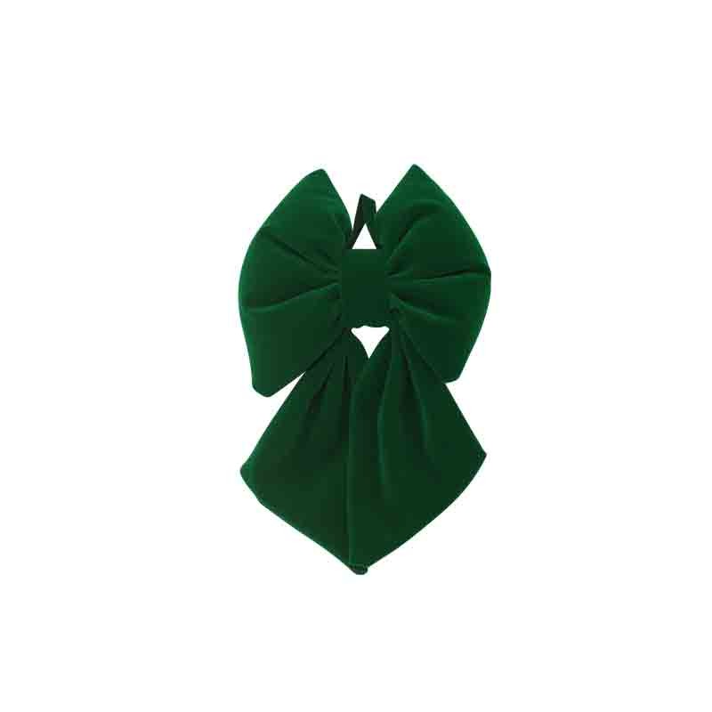 fiocco in velluto verde 15 cm 6107