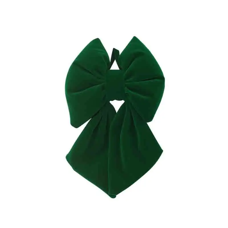 fiocco in velluto verde 22 cm 6114