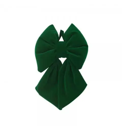 fiocco in velluto verde 22 cm 6114