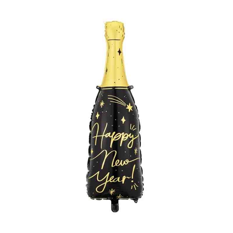 Palloncino foil Bottiglia Happy New Year 39,5 x 98 cm FB164