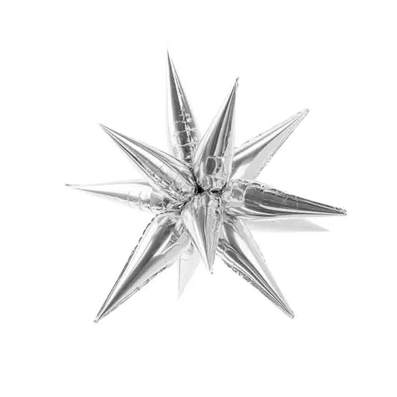 Palloncino foil Star 3D stella argento 70 cm FB68M-018