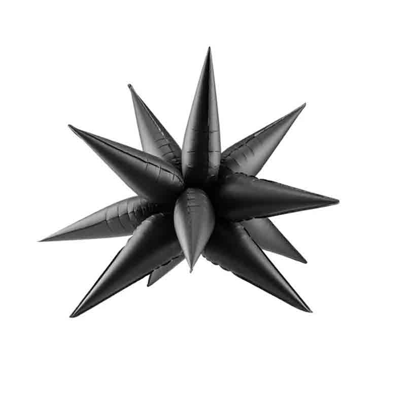 Palloncino foil Star 3D stella nera 95 cm FB67M-010