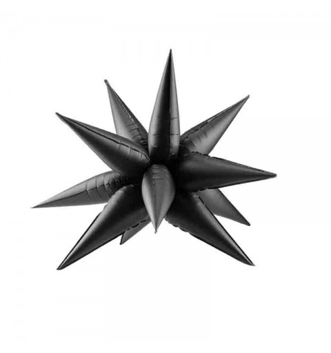 Palloncino foil Star 3D stella nera 95 cm FB67M-010
