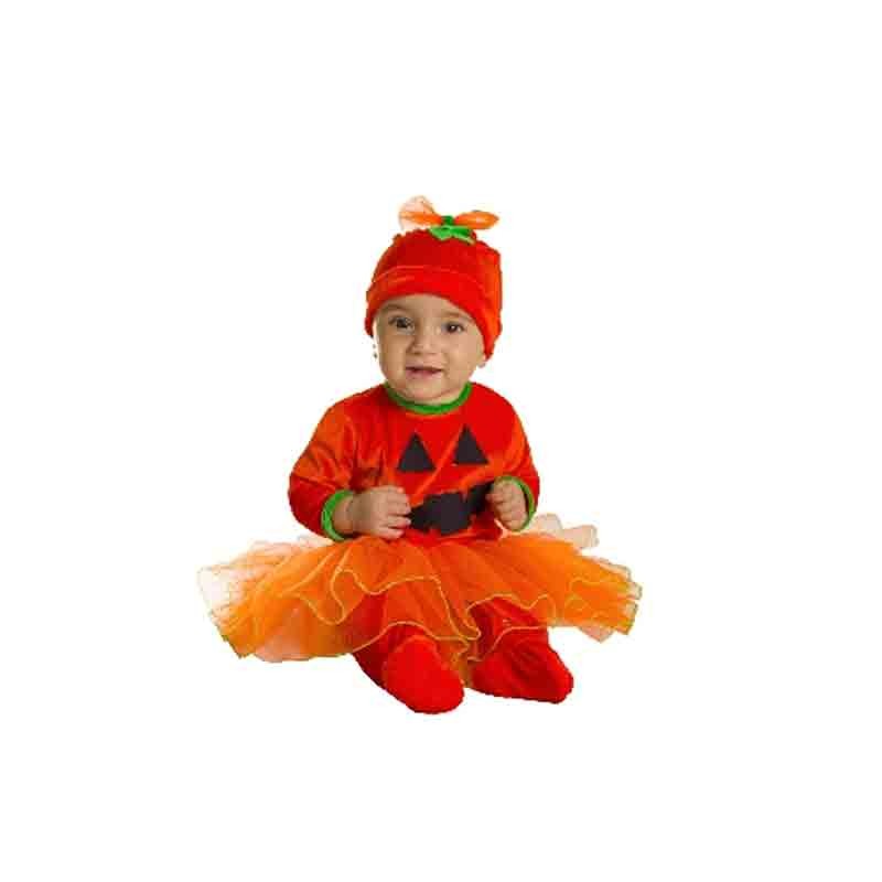 vestito neonata Zucca Di Halloween H5700 10-12 mesi