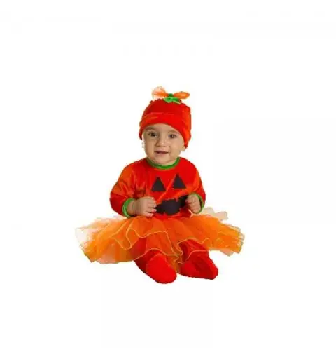 vestito neonata Zucca Di Halloween H5700 10-12 mesi
