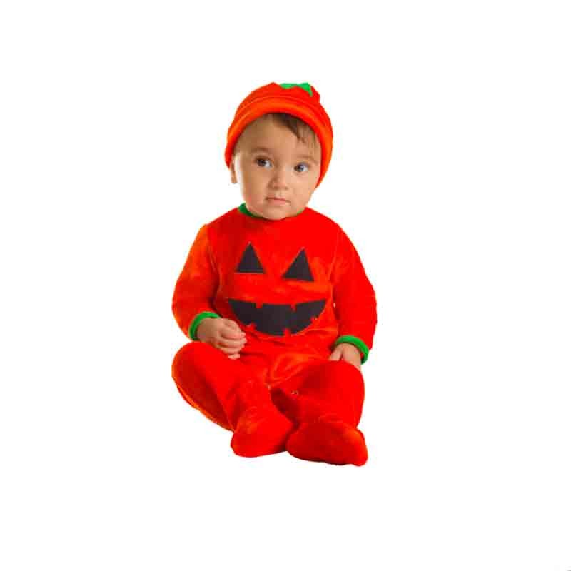 vestito neonato Zucca Di Halloween H5701 10-12 mesi