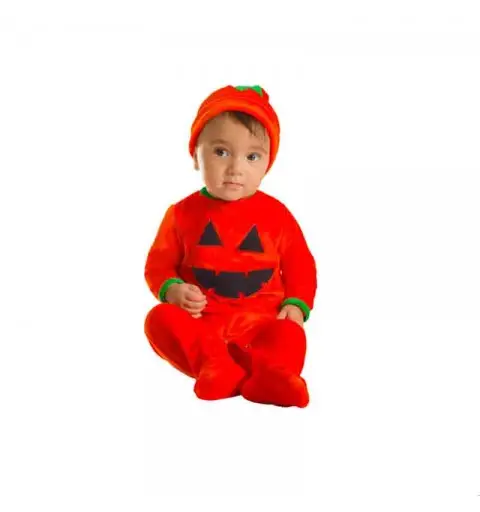 vestito neonato Zucca Di Halloween H5701 3-6 mesi
