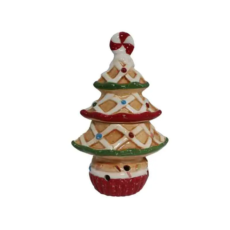 albero in ceramica apribile pan di zenzero 10 x 7 x 15 cm 8718