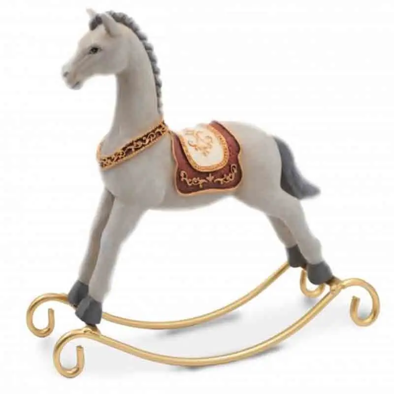 cavallo a dondolo in resina 20 x 22 cm BV50197