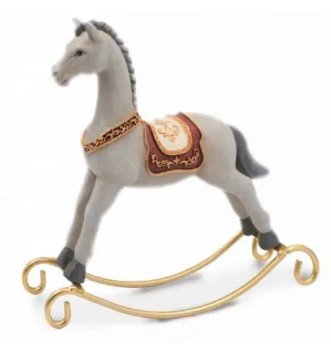 cavallo a dondolo in resina 20 x 22 cm BV50197