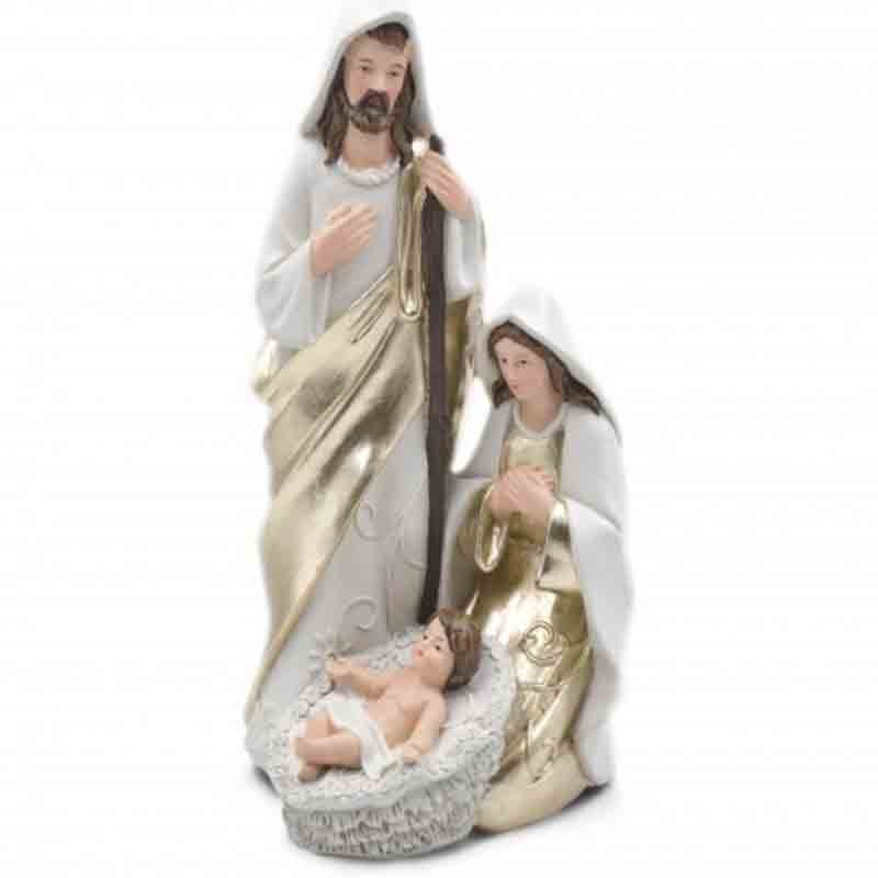 natività in resina bianca 30 cm LP62799/9