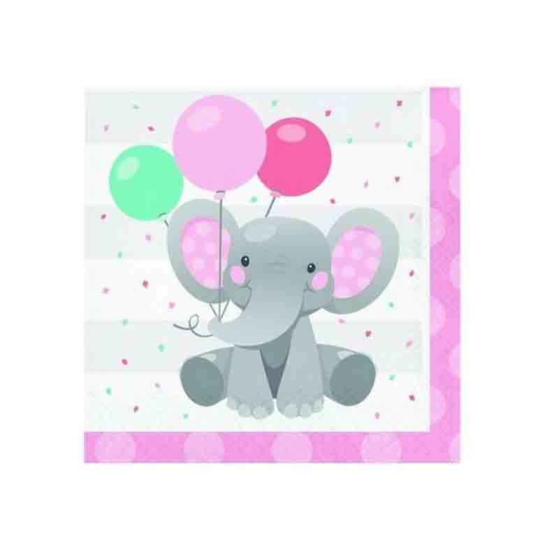 16 tovaglioli elefantino girl enchanting elephant girl 346218