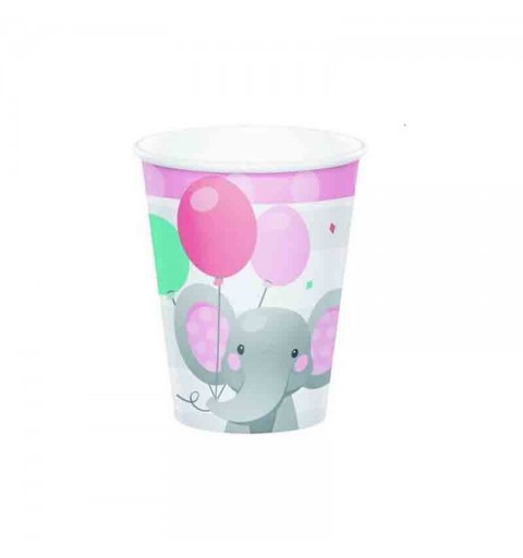 8 bicchieri elefantino girl enchanting elephant girl 346221