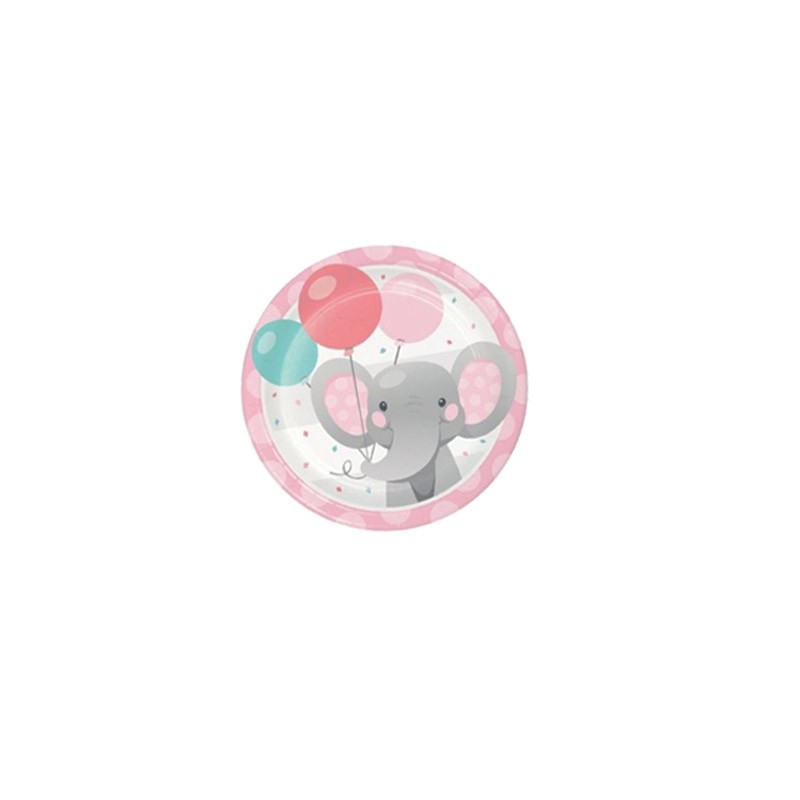 kit n 3 Enchanting Elephant Girl - elefantino Rosa