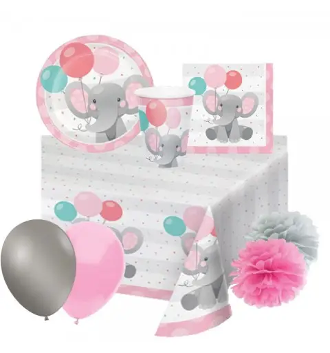 Kit n 49 Enchanting Elephant Girl - Elefantino Rosa