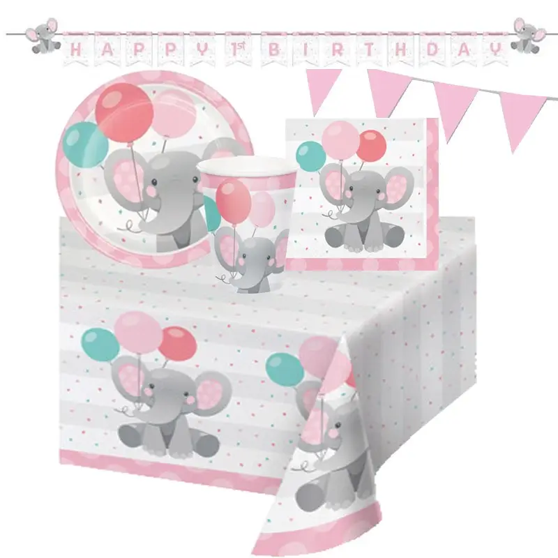 kit n 17 Enchanting Elephant girl - elefantino rosa