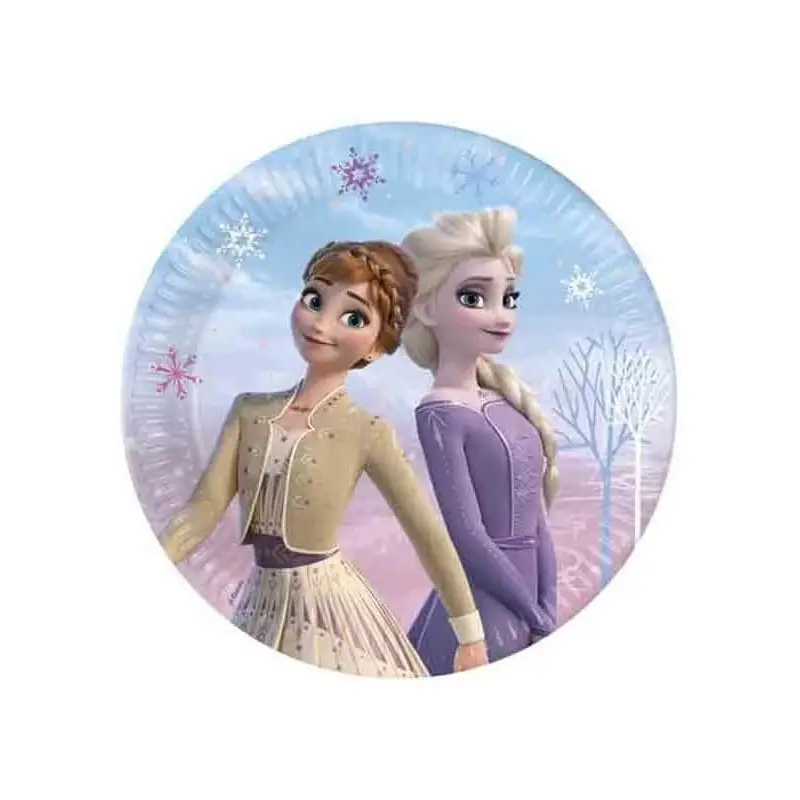 KIT COMPLEANNO PRINCIPESSA FROZEN NORTHEN COMPLETO CON PALLONCINI FUCSIA N.27