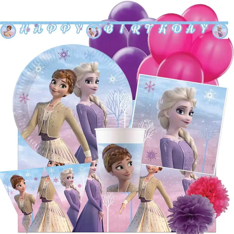 KIT N.62 FROZEN NORTHEN – ADDOBBI FESTA A TEMA