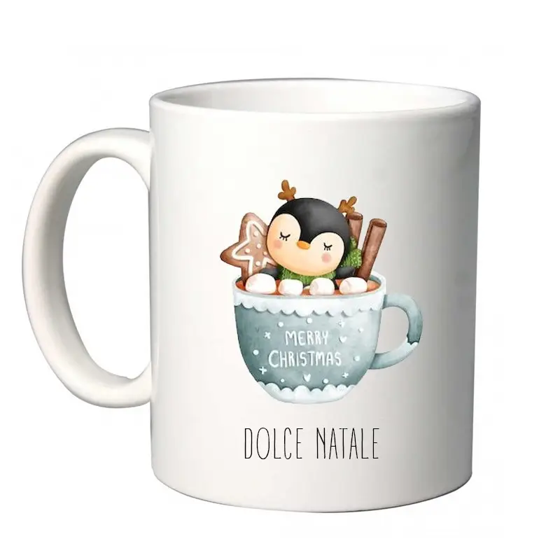 Tazza dolce natale con renna