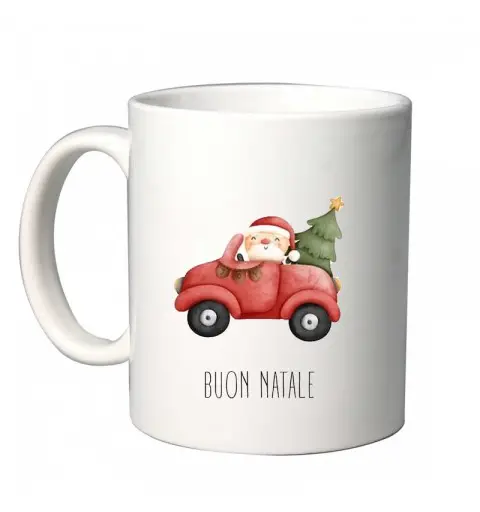 Tazza auto babbo natale