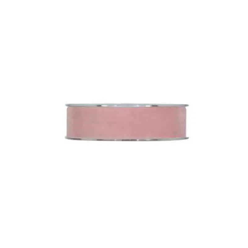nastro double velluto rosa 25 mm x 7 metri PO-3066M-57