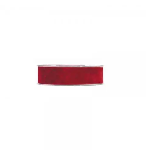 Nastro in velluto rosso 15 mm x 7 metri PO-3066P-08