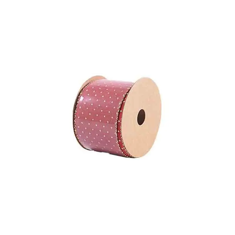 Nastro otello 60 mm x 10 metro rosso con bordo oro PY-22607-3804