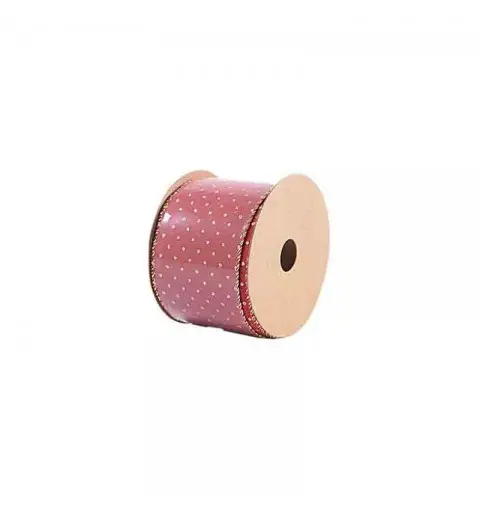 Nastro otello 60 mm x 10 metro rosso con bordo oro PY-22607-3804