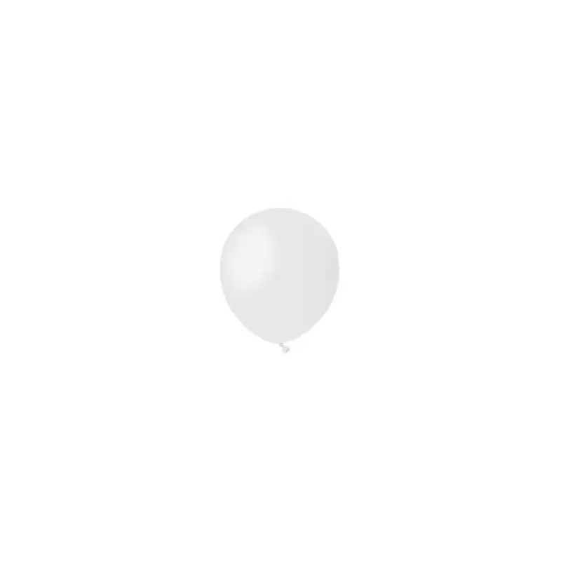 100 PALLONCINI BIANCHI PER FESTE