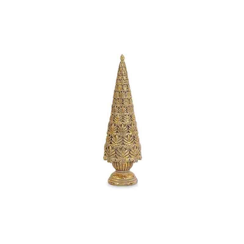 albero di natale in poliresina dorato h 340 mm 22054