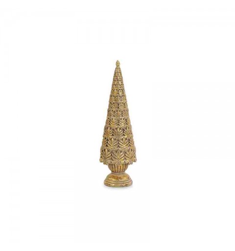 albero di natale in poliresina dorato h 340 mm 22054