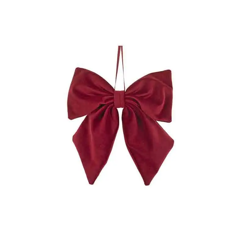 Fiocco bordeaux in velluto da appendere  h 200 mm 22261