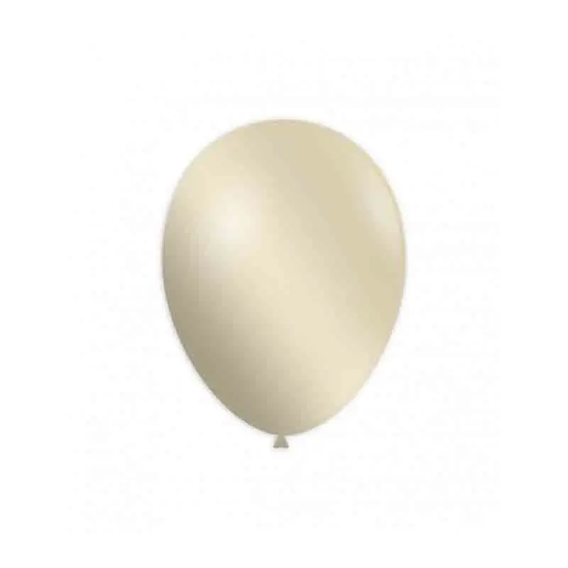Palloncini metallizzati 11 30 cm avorio GM110 /38 100 pz.