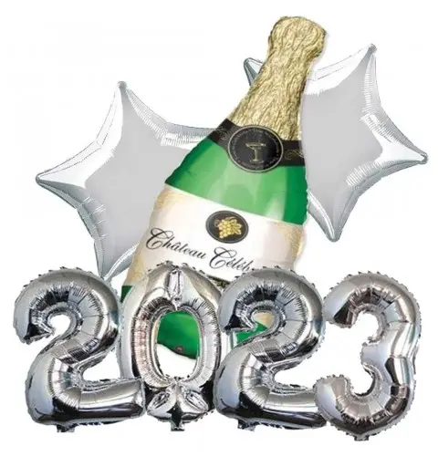 BOUQUET PALLONCINI FOIL CAPODANNO 2023
