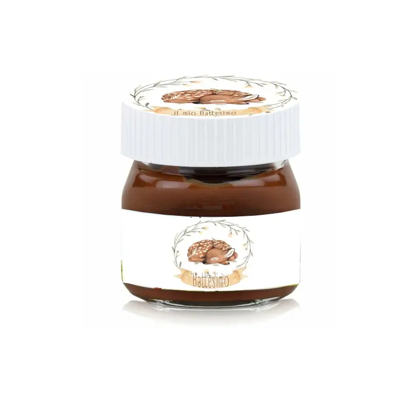 Mini Nutella Cerbiatto per Battesimo - 1 pz