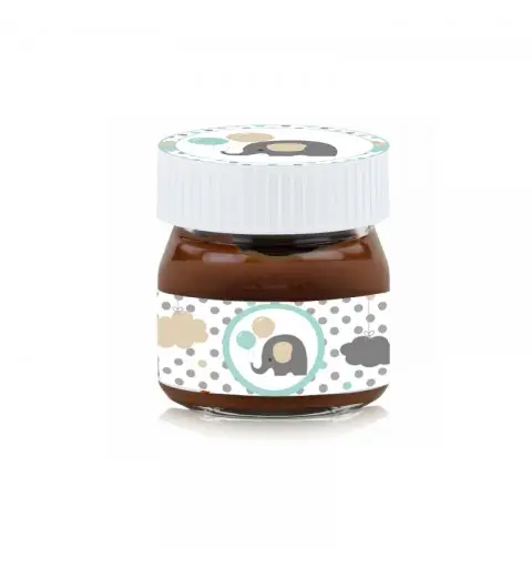 Nutelline Baby Elephant Elefantino celeste - 12 pz